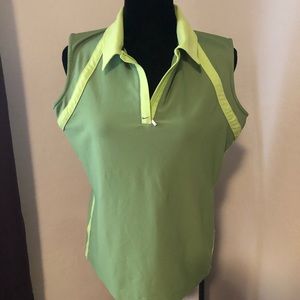 Nike Golf NikeFitDry M (8-10) Green Sleeveless